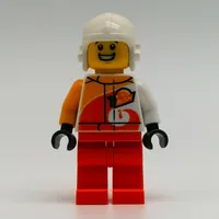 White/Orange Torso, Orange Legs, White Helmet