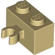 Brick Special 1 x 2 with Vertical Clip [Open O Clip]