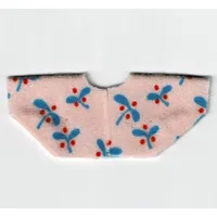 Scala, Baby Shirt with Blue Leaves and Red Berry Print