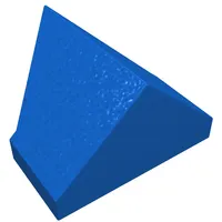 Slope 45° 2 x 1 Double / Inverted with Hollow Bottom