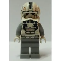 Imperial Pilot V-wing with White Printed Head