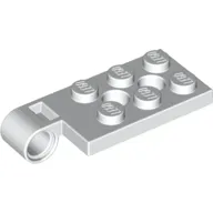 Hinge Plate 2 x 4 with Pin Hole with 2 Holes - Top