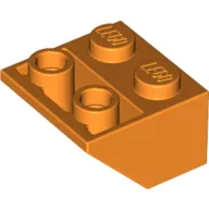 Slope Inverted 45° 2 x 2 [Ovoid Bottom Pin, Bar-sized Stud Holes]