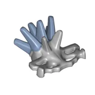 Helmet Shark Skull, with Sand Blue Spikes Pattern (Attuma)