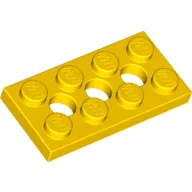 Technic Plate 2 x 4 [3 Holes]