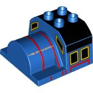 Duplo Train Cab Top, Thomas & Friends, Gordon Print