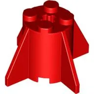 Brick Round 2 x 2 x 2 with Axle Hole and Fins