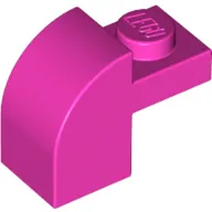 Brick Curved 1 x 2 x 1 1/3 with Curved Top