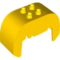 Duplo Brick, Hair, 2 x 2 Top Studs, Straight, Jagged Bangs