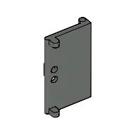 Door 1 x 2 x 3 with Vertical Handle