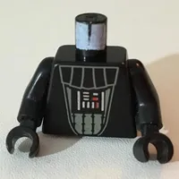 Torso Darth Vader (Basic) Print, Black Arms and Hands