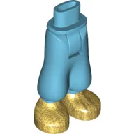 Minidoll Hips and Baggy Trousers with Pearl Gold Shoes