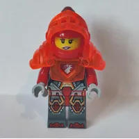 Macy Halbert with Trans-Neon Orange Armor