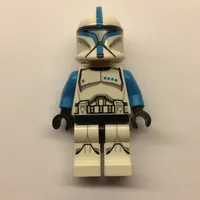 Clone Trooper Lieutenant, Dark Azure Markings, Printed Legs