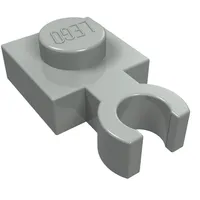 Plate Special 1 x 1 with Clip Vertical [Thin Open O Clip]