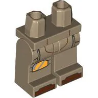 Hips and Dark Tan Legs with Pockets, Yellow/Sand Blue Knee Cap, Reddish Brown Toes print