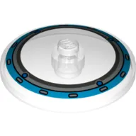 Dish 4 x 4 Inverted [Radar] with Dark Azure Circle and Gyrosphere Markings