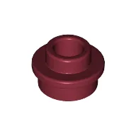 Plate Round 1 x 1 with Open Stud