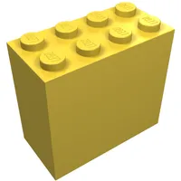 Brick 2 x 4 x 3 with 'LEGOLAND Deutschland Resort Fahrschule 2024' Print