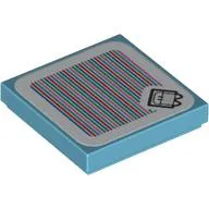 Tile 2 x 2 with Fliprus and Barcode Print (Sticker)