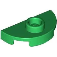 Plate Round 1 x 2 Half Circle with Stud (Jumper)