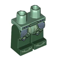 Hips and Dark Green Legs with Sand Green Robes, Dark Blue Trim print