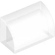 Brick Curved 1 x 2 x 1 No Studs, No Bottom Stud Holder