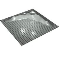 Baseplate Raised 32 x 32 Craters without Crater Studs