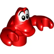 Animal, Crab, Sebastian with Eyebrows Print