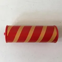 Duplo Plow, Roller Attachment, Smooth with Yellow Cylindrical Stripe