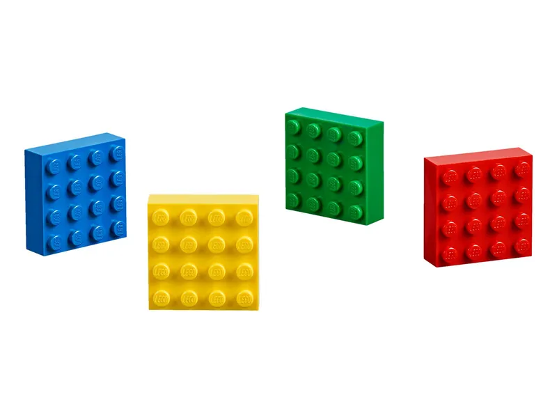4x4 Brick Magnets Classic