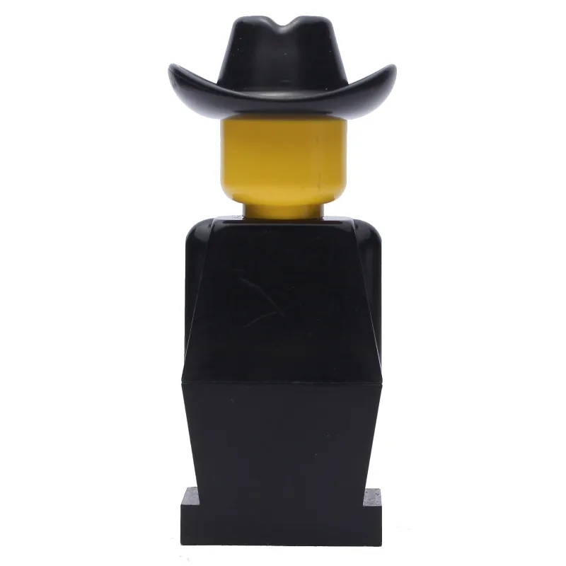 LEGOLAND Black Torso, Black Legs, Black Cowboy Hat